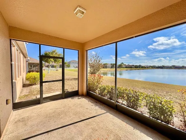 a view of ocean from a balcony