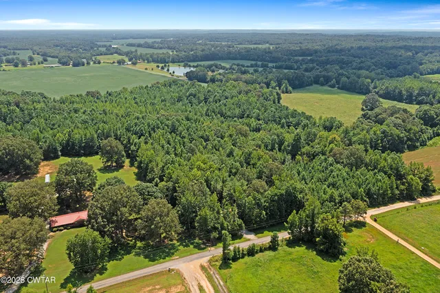 a view of a city with a lake view