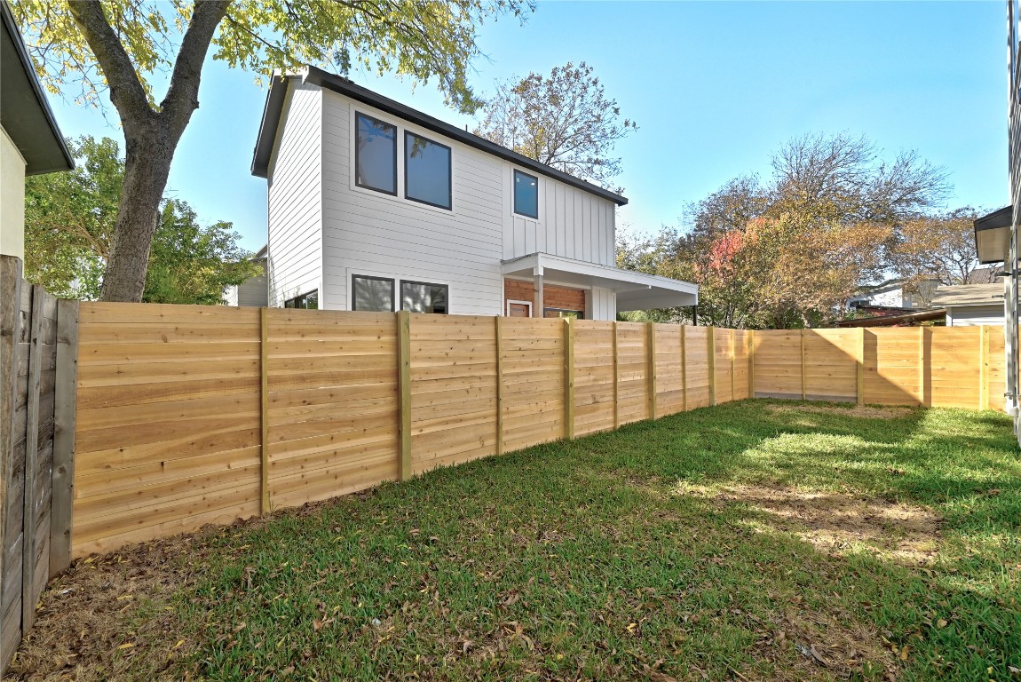 2717 Lyons Road, Unit 1 Austin, TX 78702 - Photo 35 of 35 View of fenced backyard