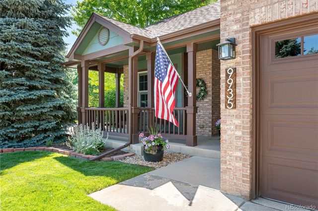a front view of a house with porch