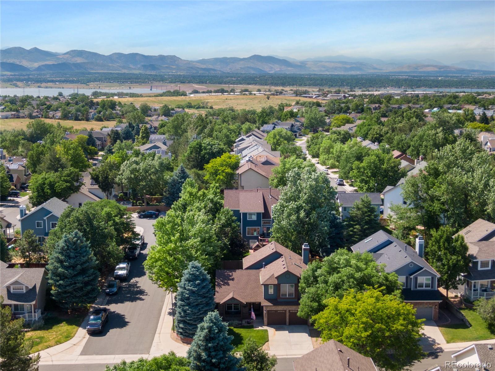 9935 Spring Hill Street Highlands Ranch, CO 80129 - Photo 45 of 49 an aerial view of multiple house