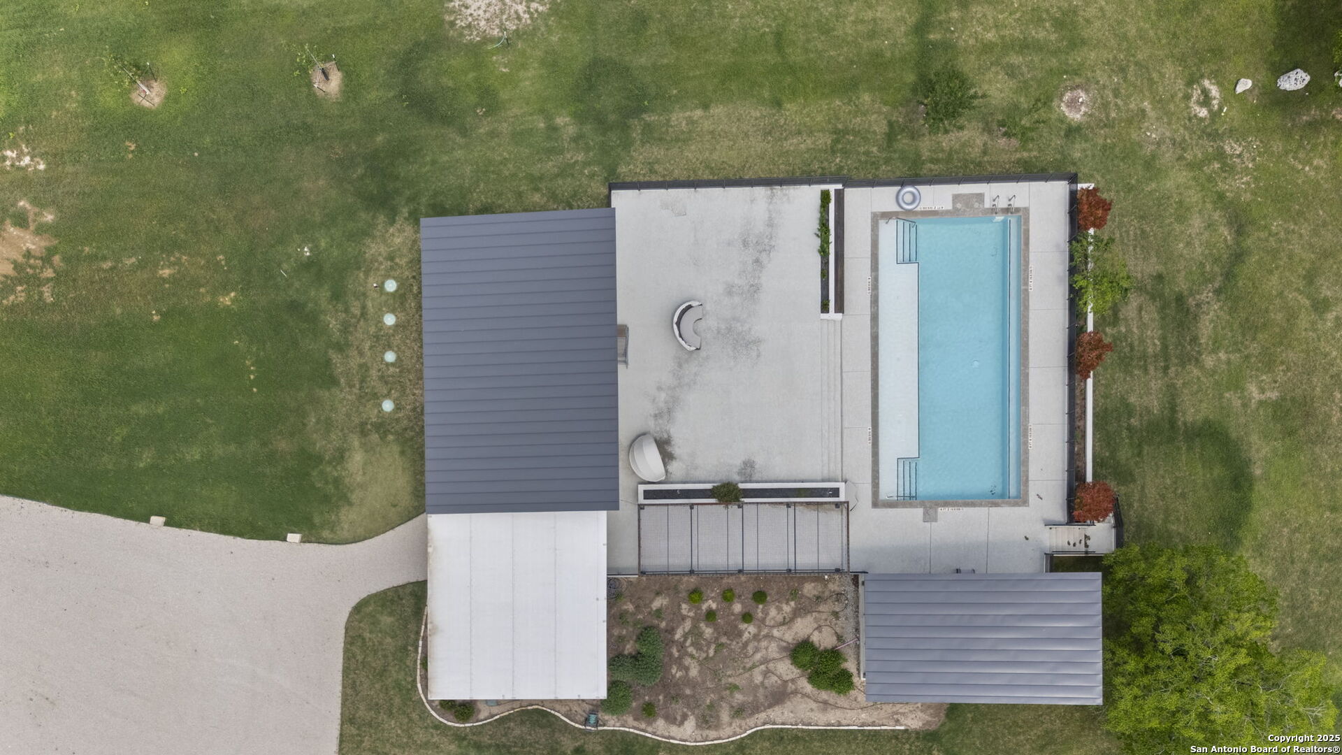 831 Wade Road New Braunfels, TX 78132 - Photo 23 of 35 swimming pool view with a outdoor seating space