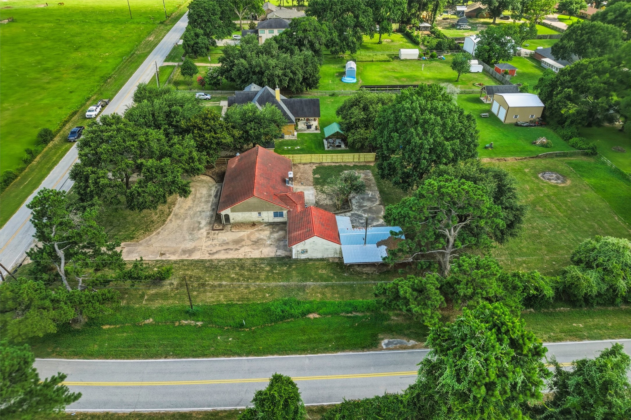 22923 Tomball Cemetery Road Tomball, TX 77377 - Photo 48 of 50 This home sits on the corner lot offering privacy and space for all your needs!