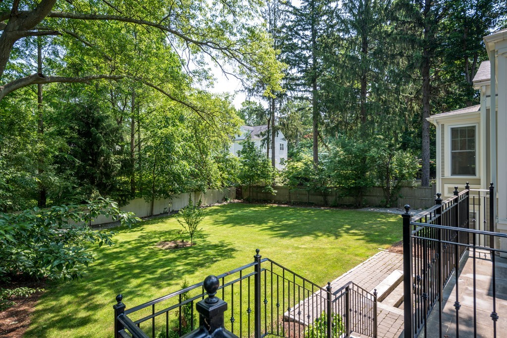139 Arnold Road Newton, MA 02459 - Photo 28 of 30 a view of a backyard with swimming pool