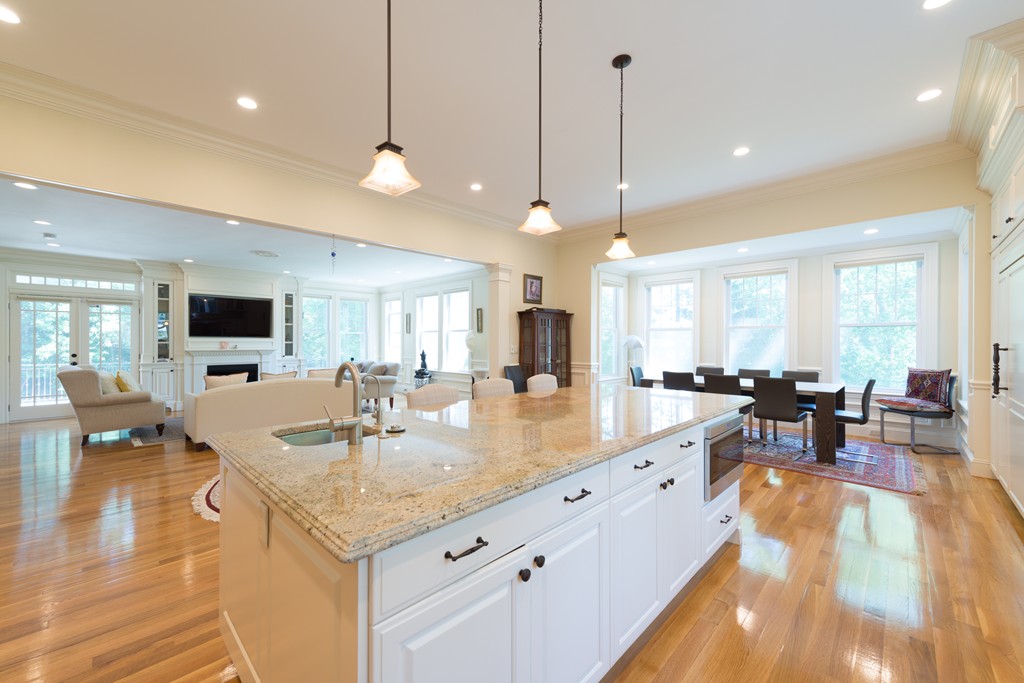 139 Arnold Road Newton, MA 02459 - Photo 5 of 30 a large kitchen with lots of counter space