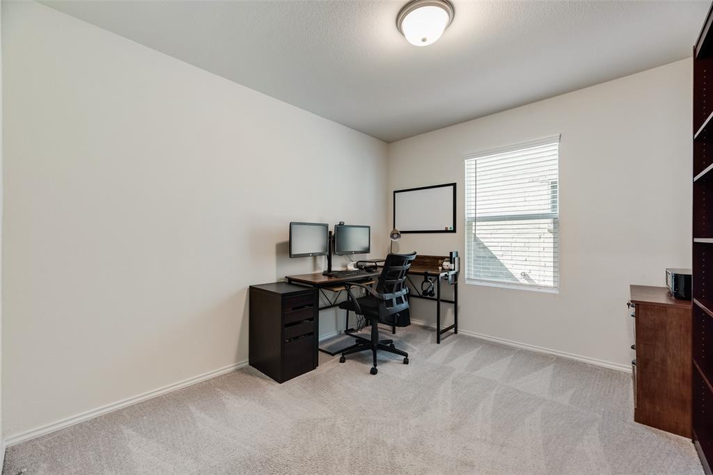 7005 Adderly Road Pilot Point, TX 76258 - Photo 16 of 38 Secondary living bedroom. Current owner has set up as home office