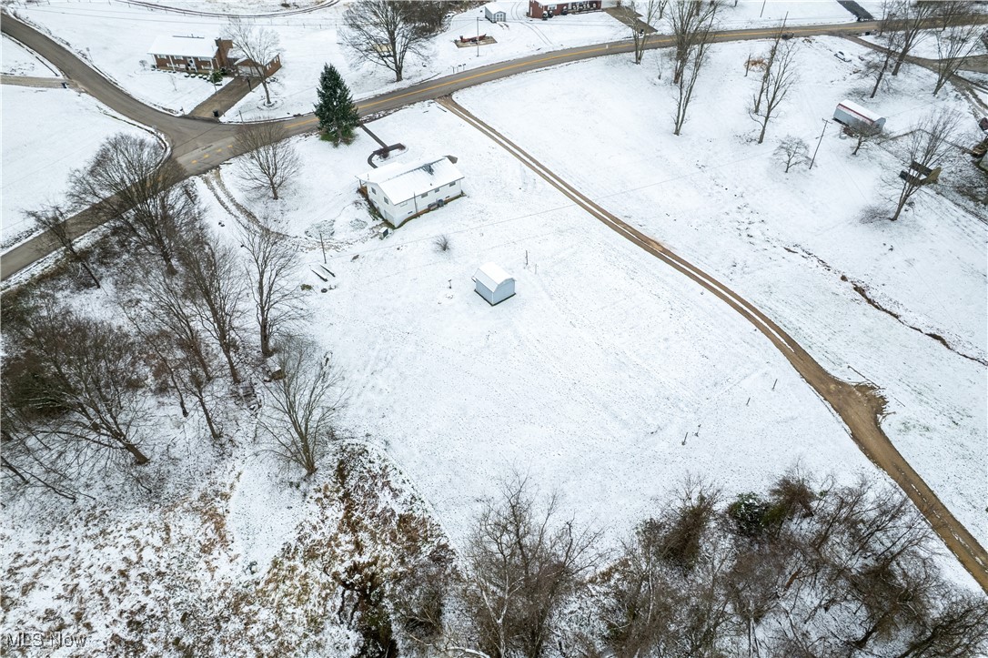 1329 Oak Grove Road Waverly, WV 26184 - Photo 28 of 29 View of snowy aerial view