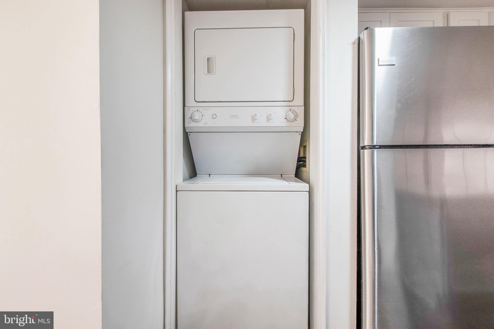 104 15th Street Southeast, Unit B Washington, DC 20003 - Photo 9 of 18 a utility room with dryer and washer