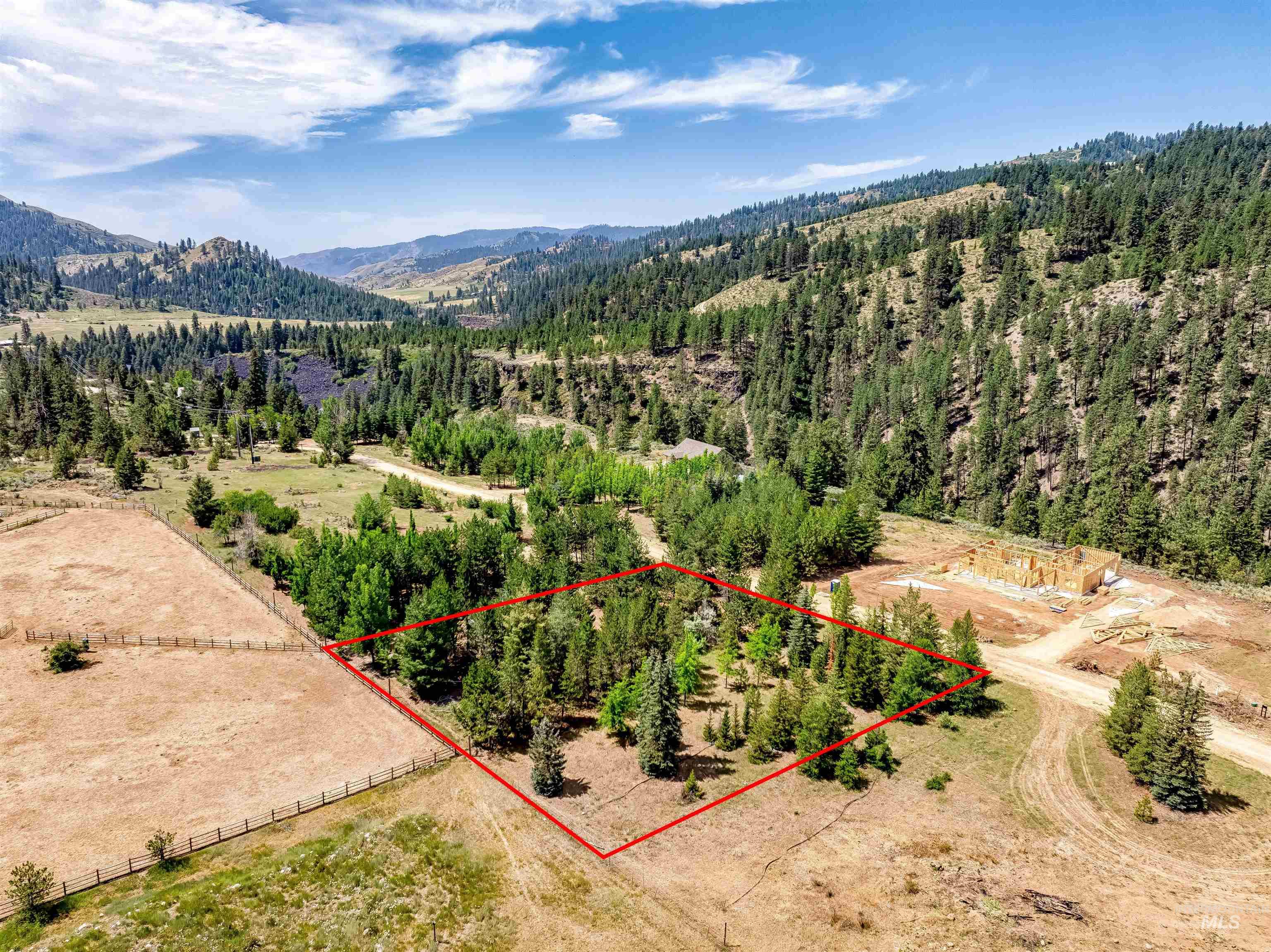 Lot 15 North Corral Flat Road Boise, ID 83716 - Photo 5 of 27 Aerial overview of property's location with property parcel outlined