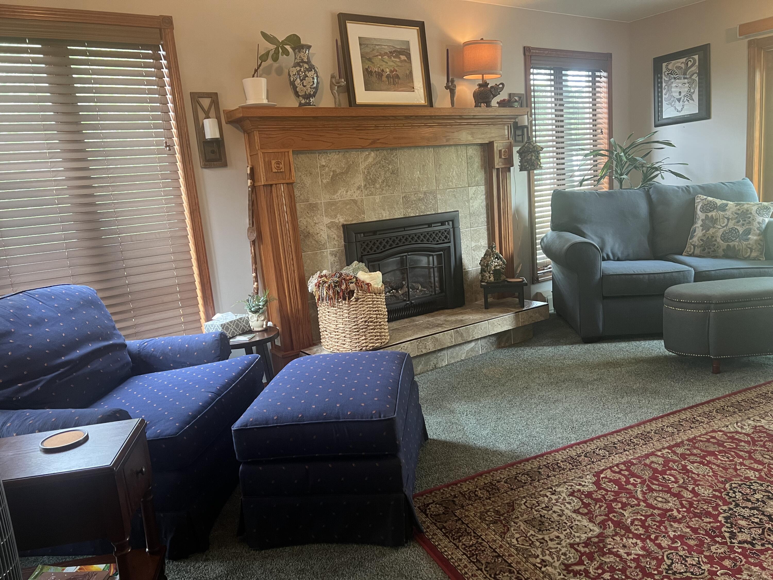 126 Channel Road Alpena, MI 49707 - Photo 5 of 25 Living Rm 1 Fireplace