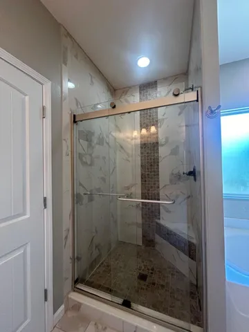 a room with a sink cabinets and utility