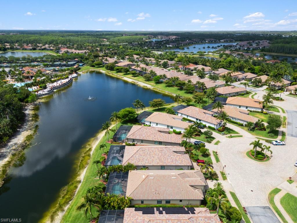 9522 Piacere Way Naples, FL 34113 - Photo 25 of 48 Aerial view with a residential view and a water view