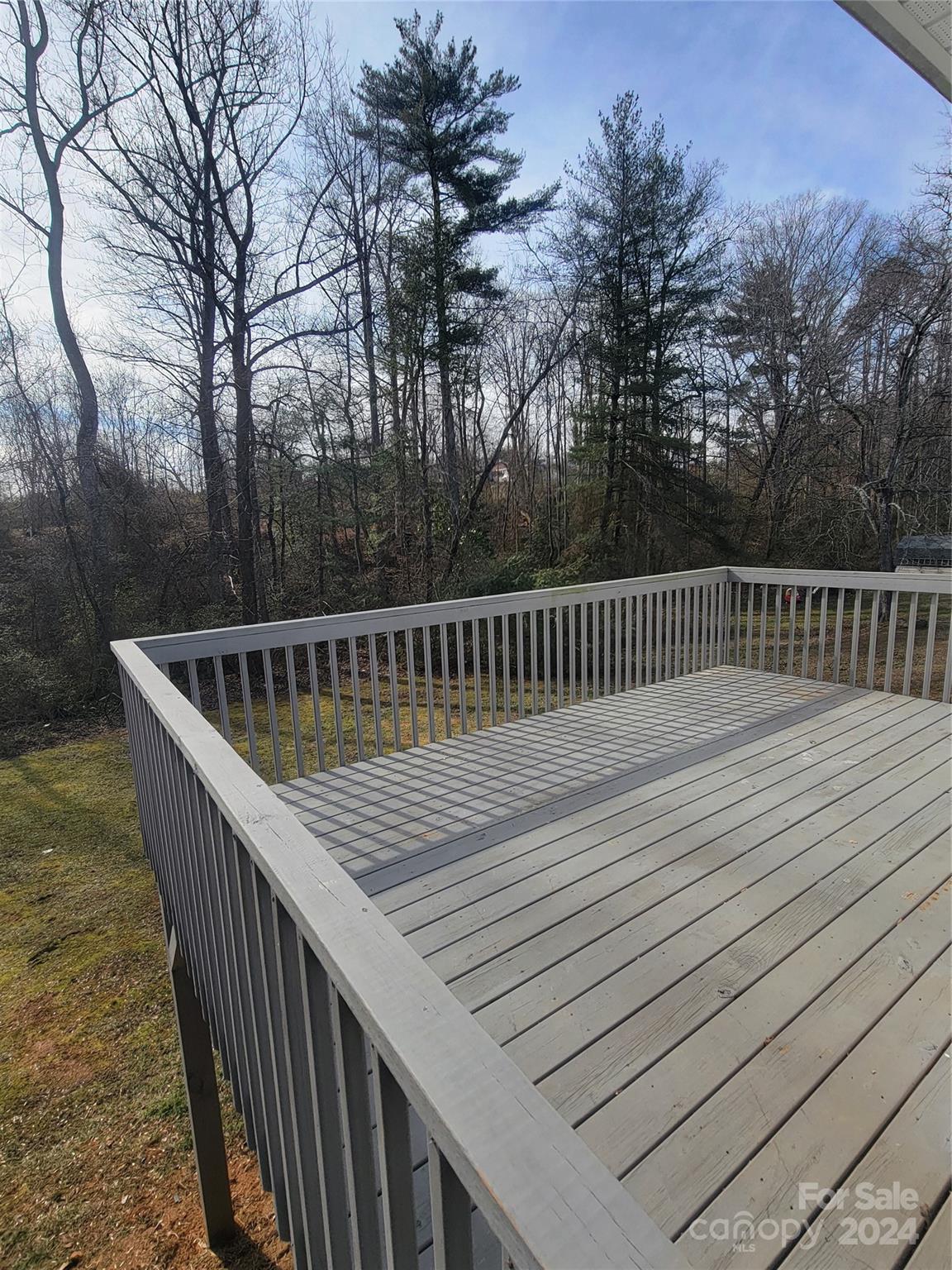 636 Hawthorne Street Hudson, NC 28638 - Photo 20 of 21 a view of a wooden deck