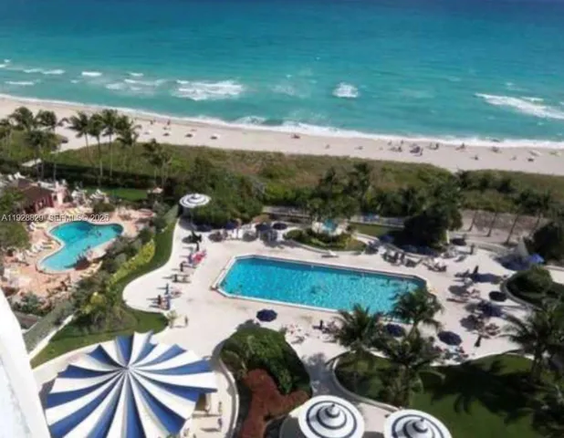 a view of swimming pool and lake view