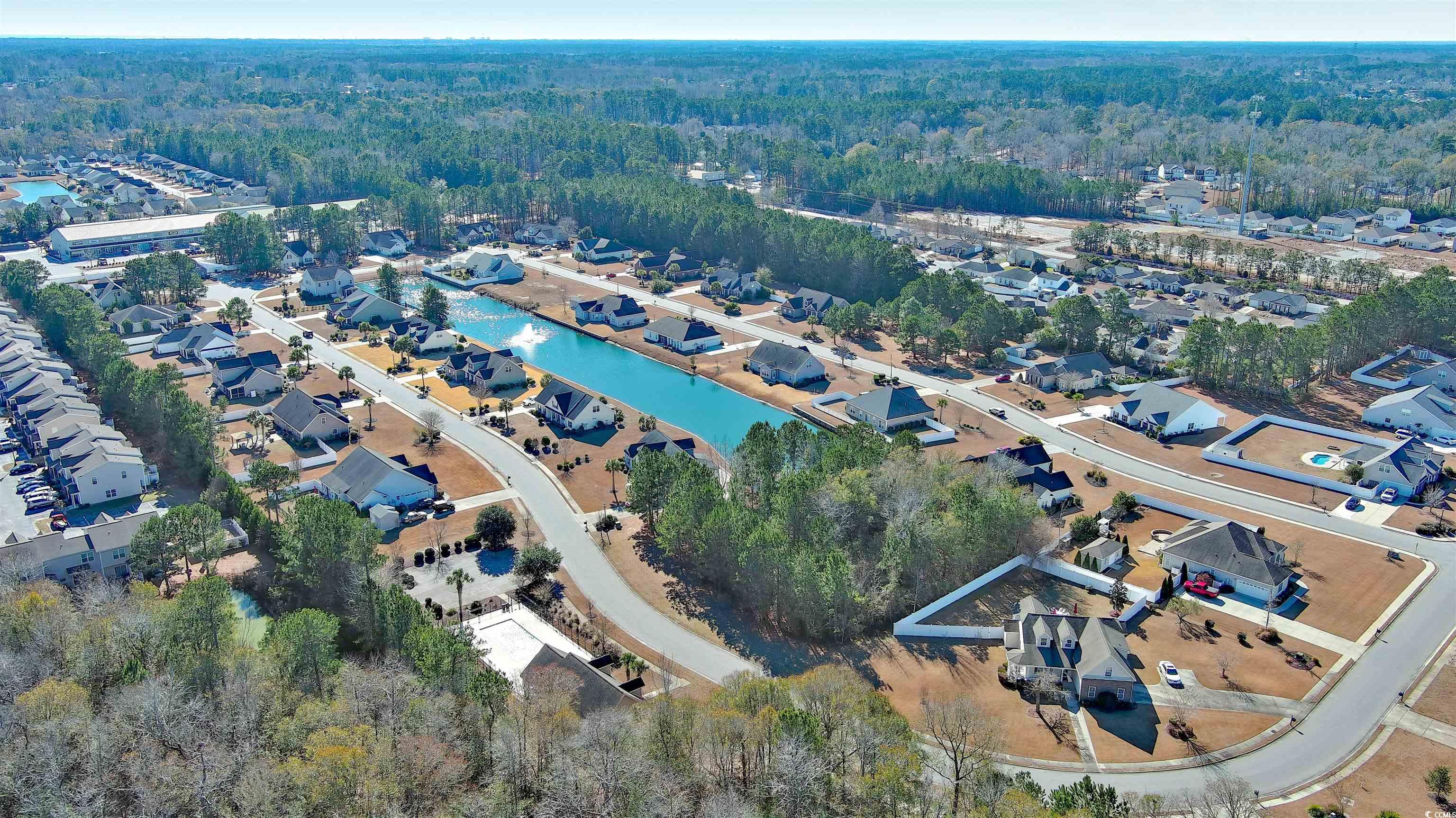317 Marsh Tacky Loop Myrtle Beach, SC 29588 - Photo 29 of 29 Drone / aerial view featuring a water view