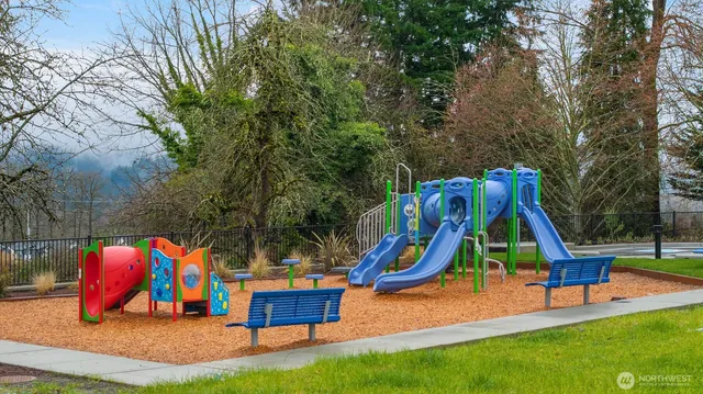 a view of outdoor space with garden and entertaining space
