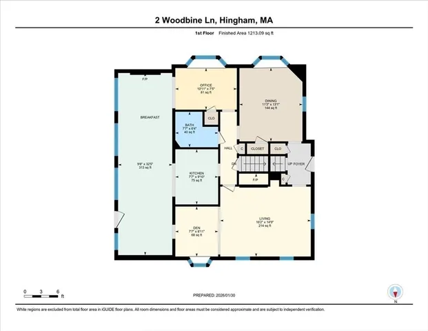 $1,299,000 | 2 Woodbine Lane, Hingham, MA 02043