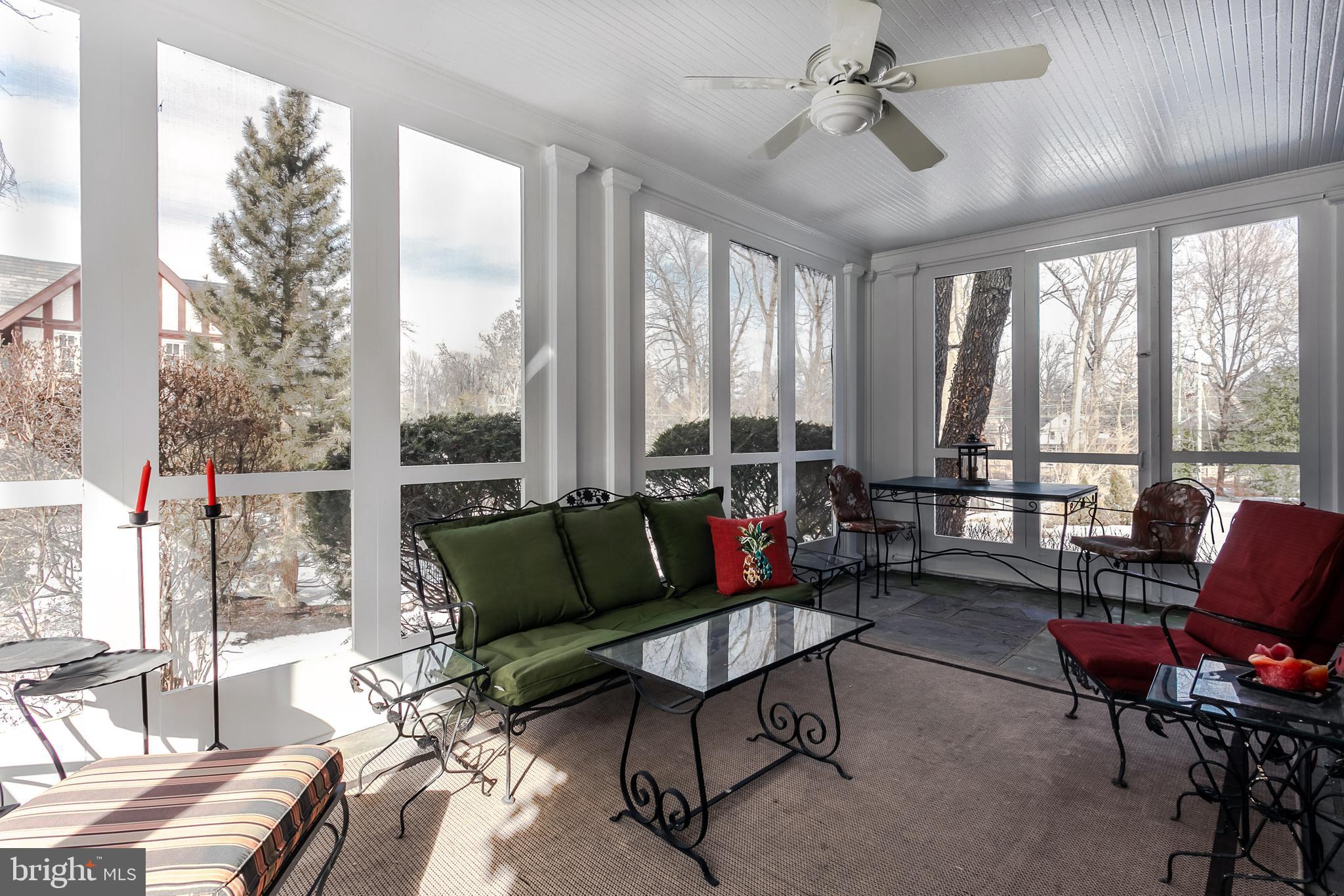 401 Baird Road Merion Station, PA 19066 - Photo 54 of 59 Screened porch off living room