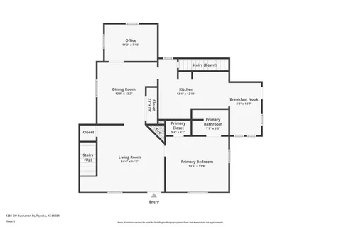 $162,000 | 1281 Southwest Buchanan Street, Topeka, KS 66604