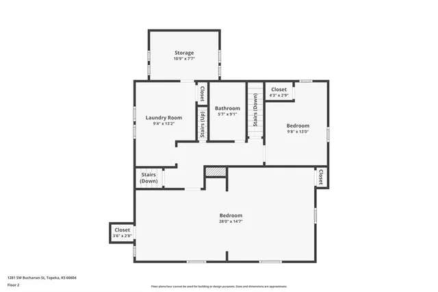 $162,000 | 1281 Southwest Buchanan Street, Topeka, KS 66604