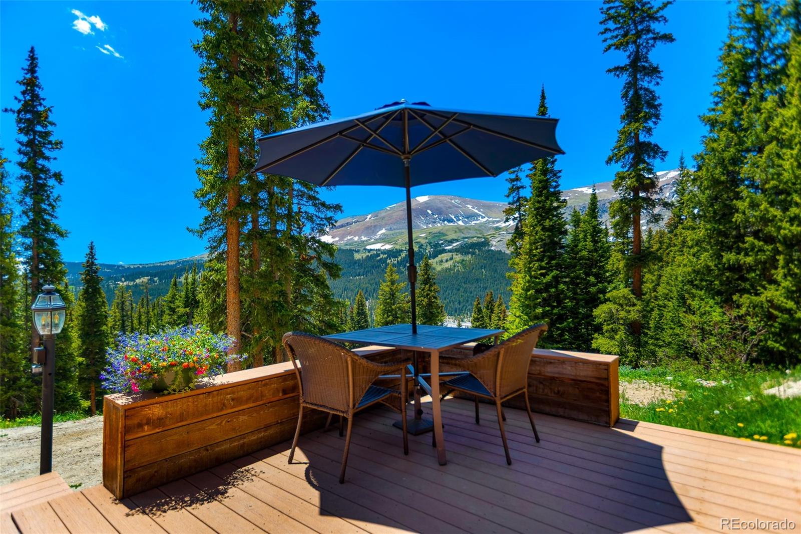 60 Jackson Alma, CO 80420 - Photo 1 of 49 a view of a deck with furniture and yard
