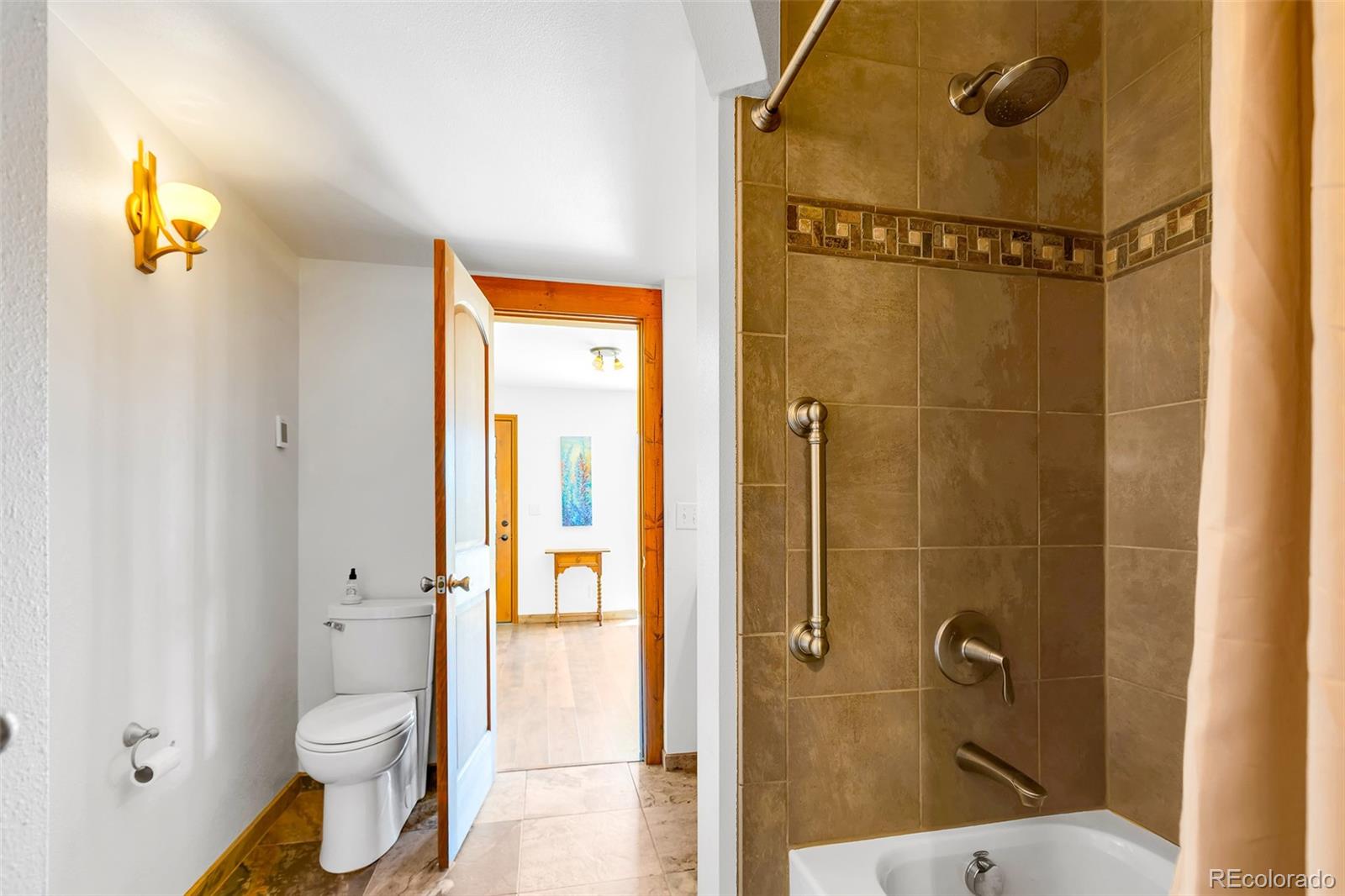 60 Jackson Alma, CO 80420 - Photo 18 of 49 a bathroom with a shower and a toilet