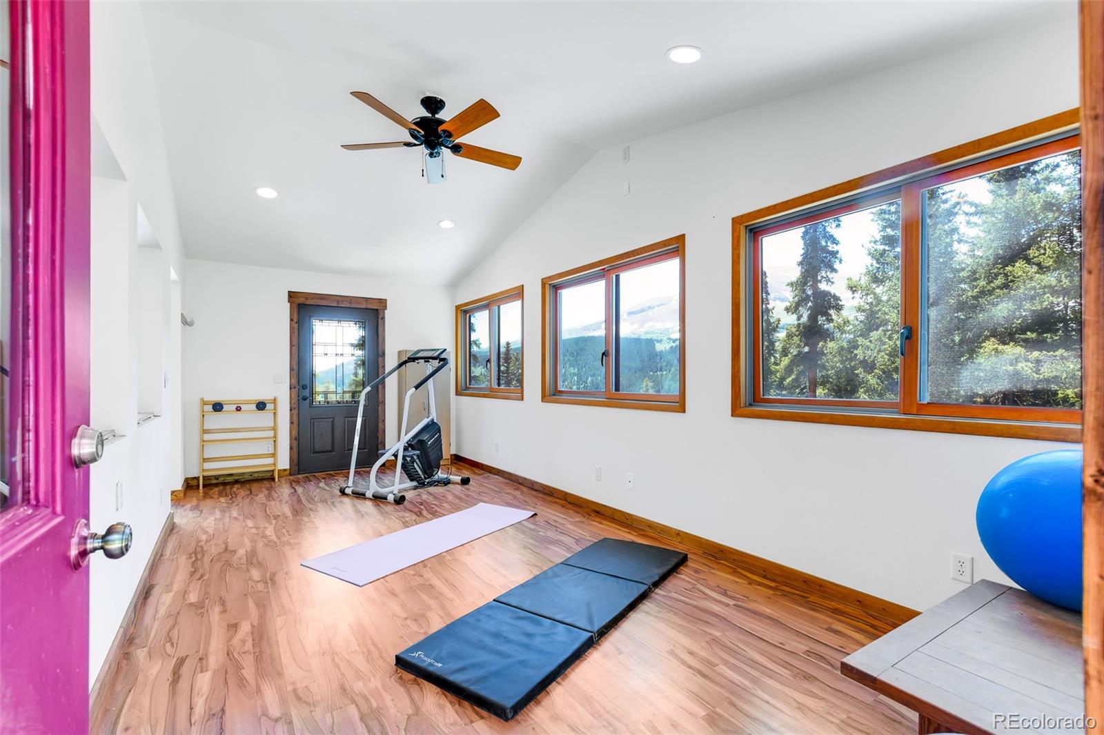 60 Jackson Alma, CO 80420 - Photo 26 of 49 a work room with furniture and wooden floor