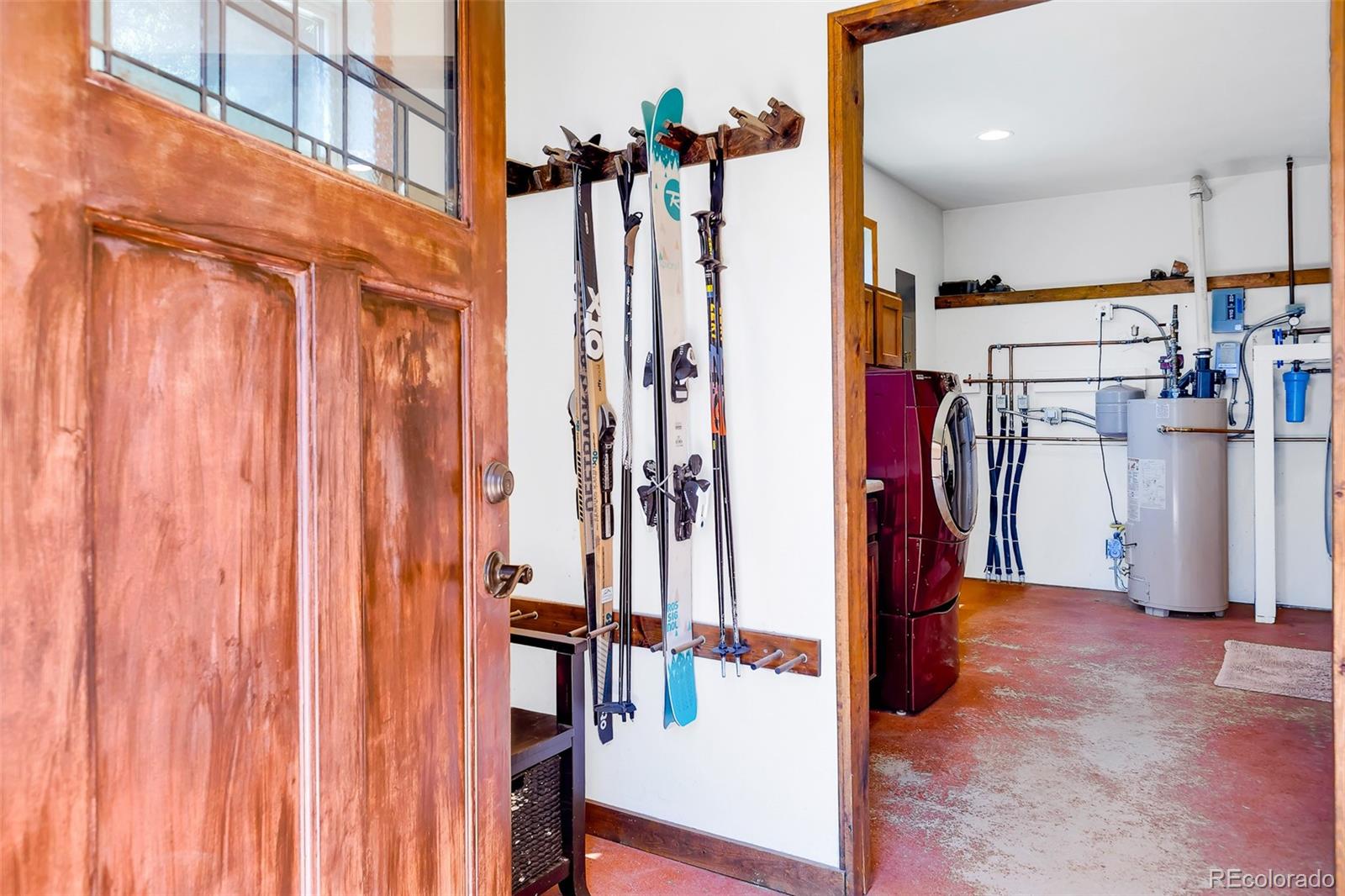 60 Jackson Alma, CO 80420 - Photo 41 of 49 a view of a kitchen with a refrigerator and a window
