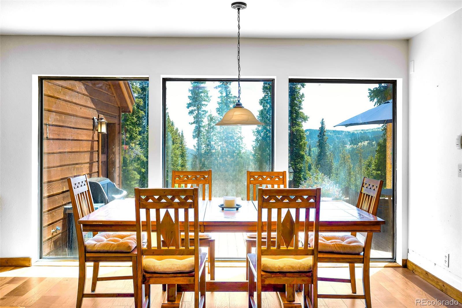 60 Jackson Alma, CO 80420 - Photo 45 of 49 a view of a dining room with furniture window and outside view