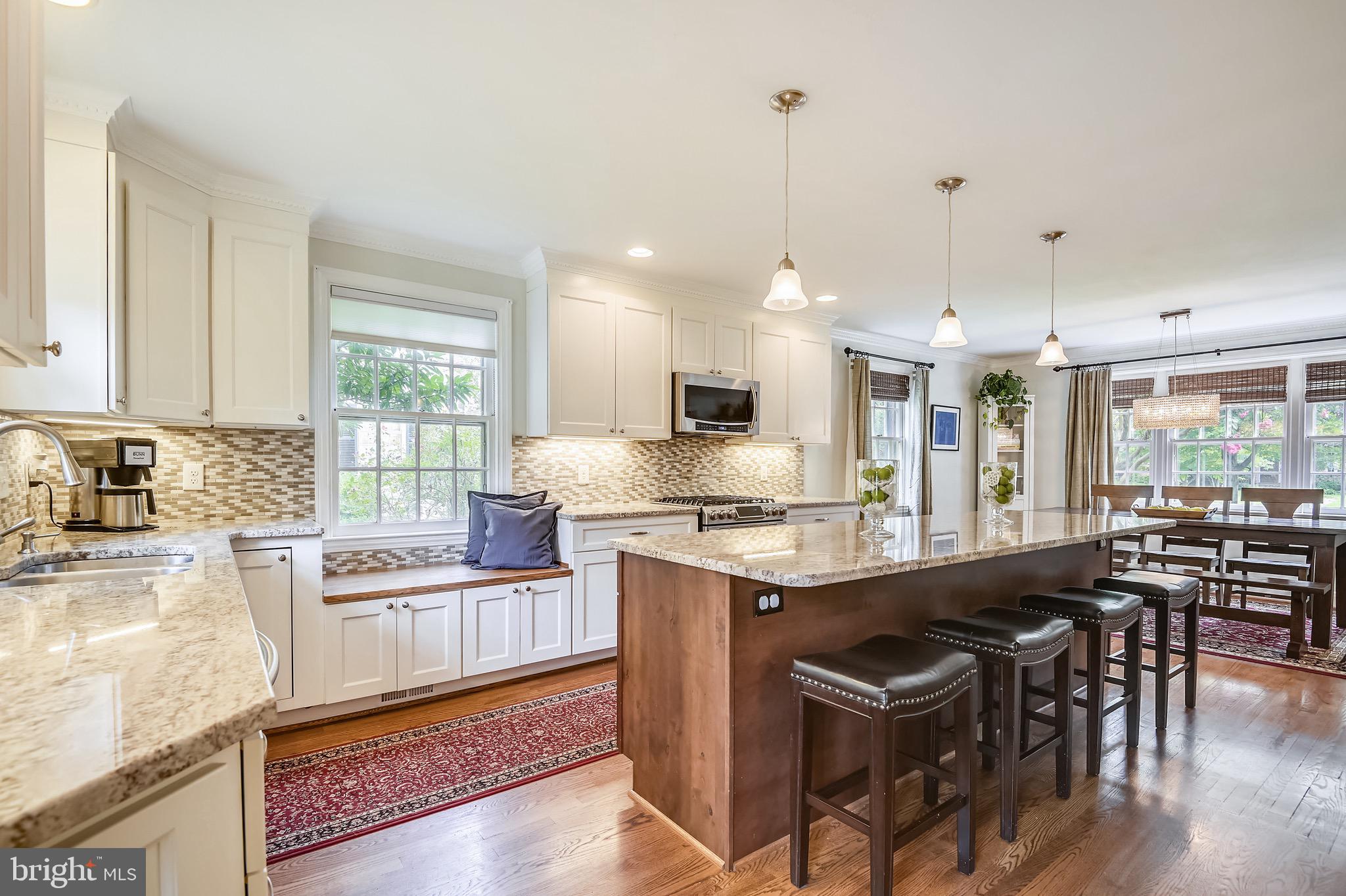 5102 Springlake Way Baltimore, MD 21212 - Photo 3 of 38 Open concept kitchen with huge island