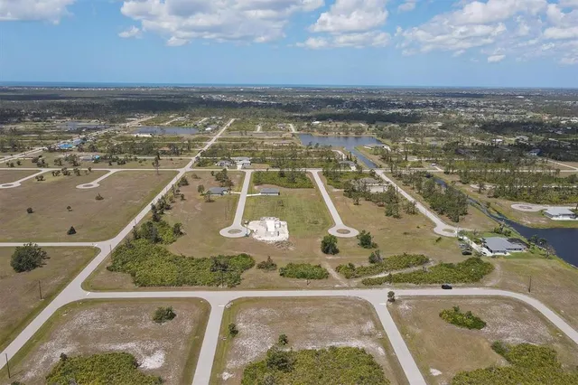 a view of an ocean and beach