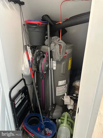 a room with storage and utility