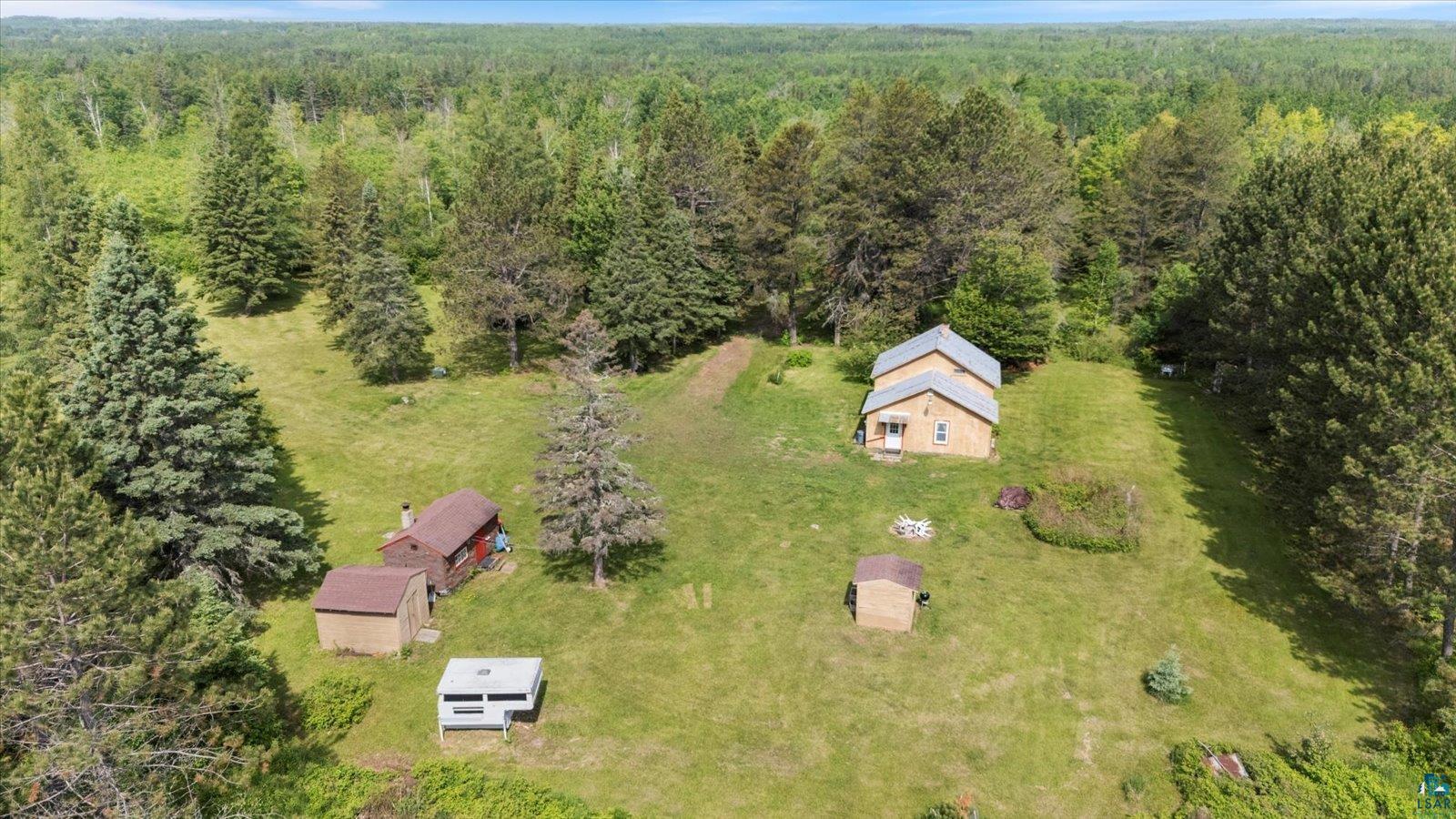480 Rikala Brimson, MN 55602 - Photo 1 of 38 View from above of property featuring a heavily wooded area