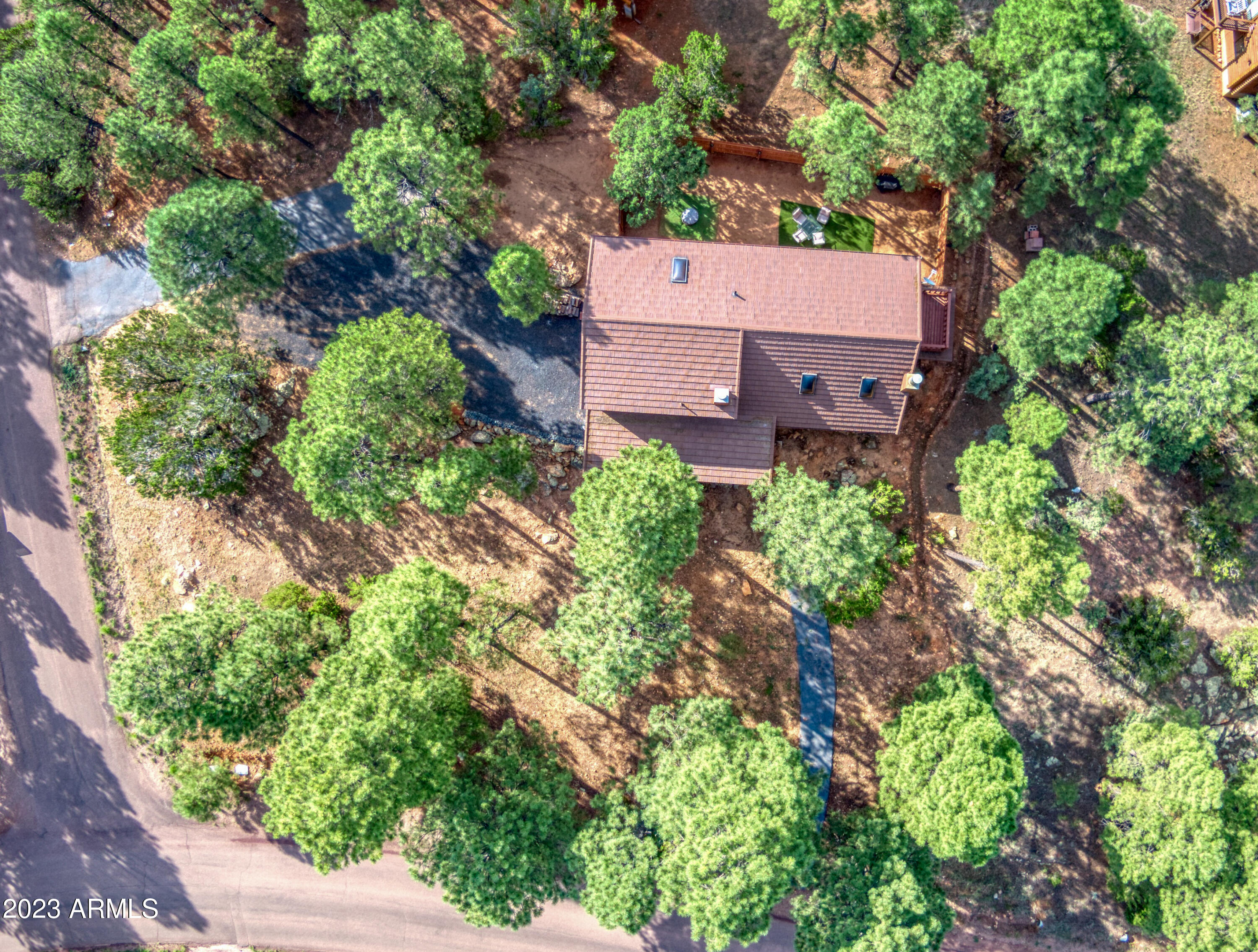 2282 Lindberg Road Overgaard, AZ 85933 - Photo 15 of 30 Ariel of Home