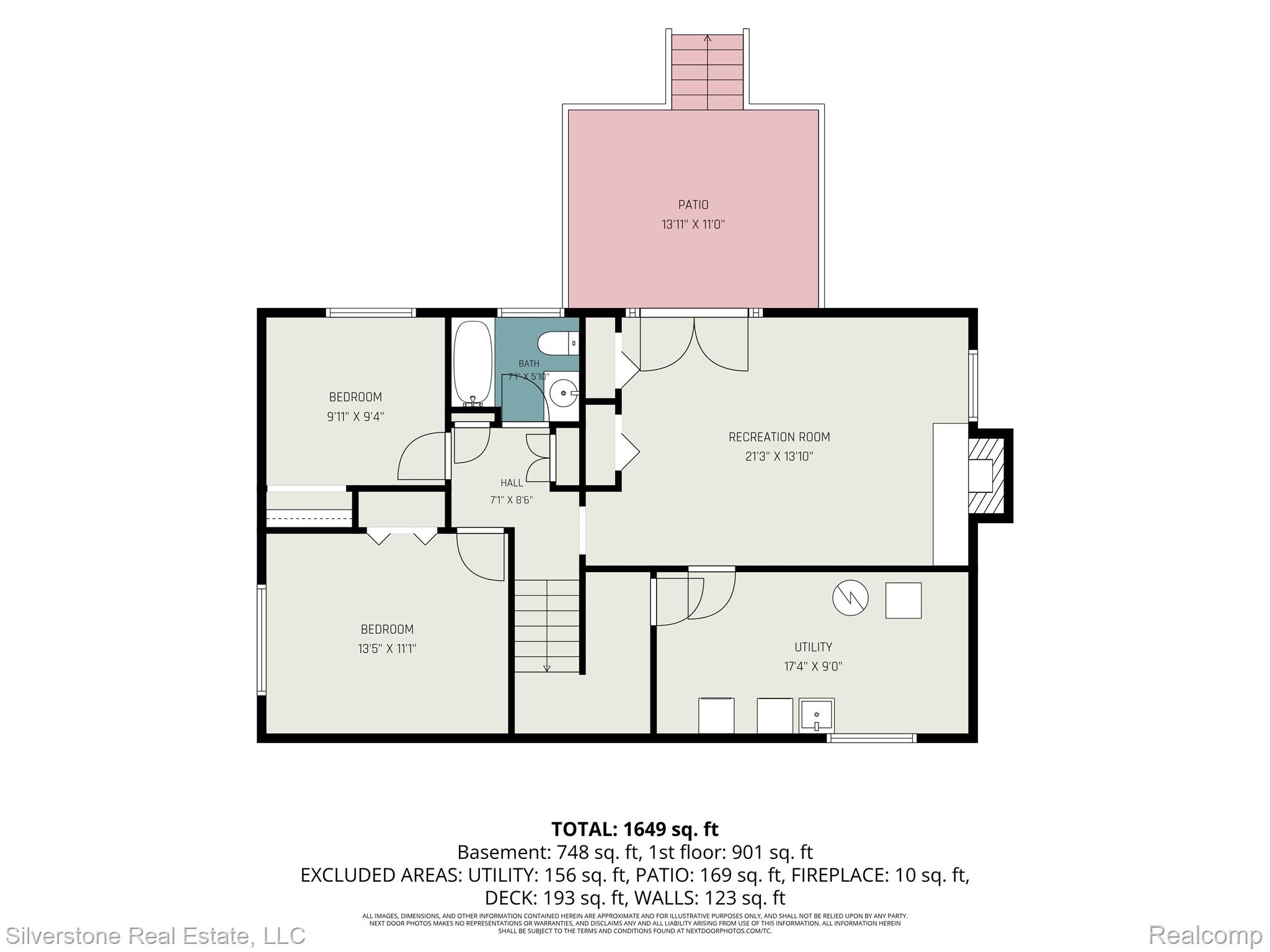547 Reed Street Northville, MI 48167 - Photo 37 of 38 Floor plan