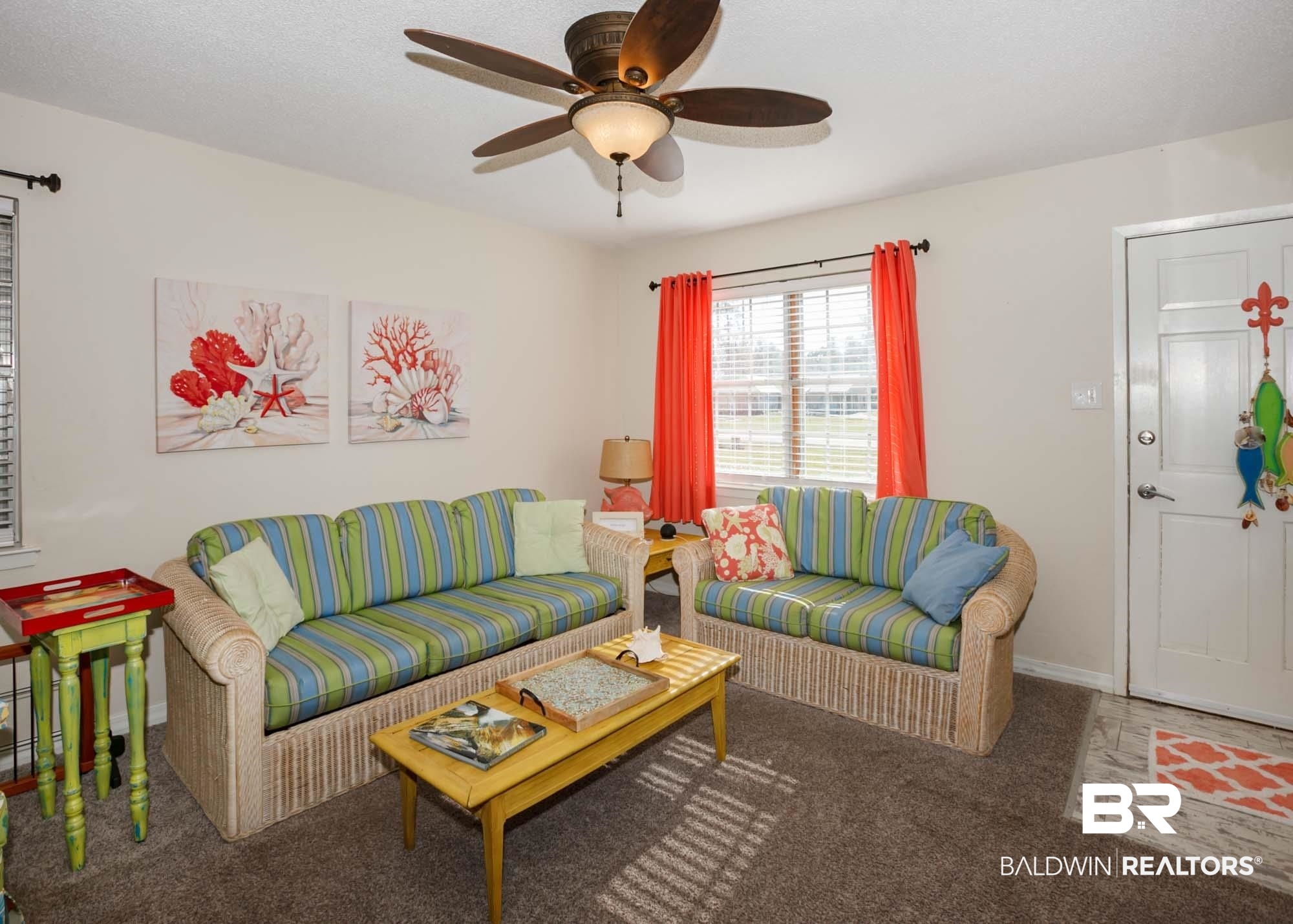 18753 County Road 12 Foley, AL 36535 - Photo 14 of 39 Living room featuring ceiling fan and carpet floors