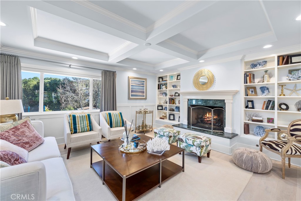 5215 Middlecrest Road Rancho Palos Verdes, CA 90275 - Photo 2 of 53 a living room with furniture and a fireplace