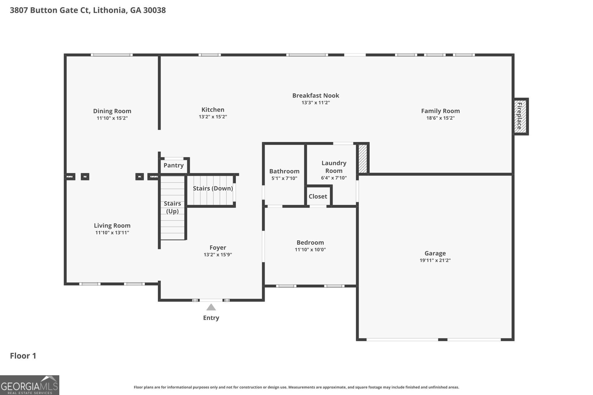3807 Button Gate Court Lithonia, GA 30038 - Photo 21 of 23