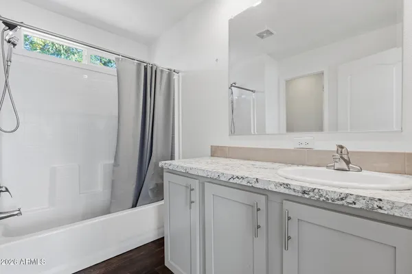 a view of a rack on the wall