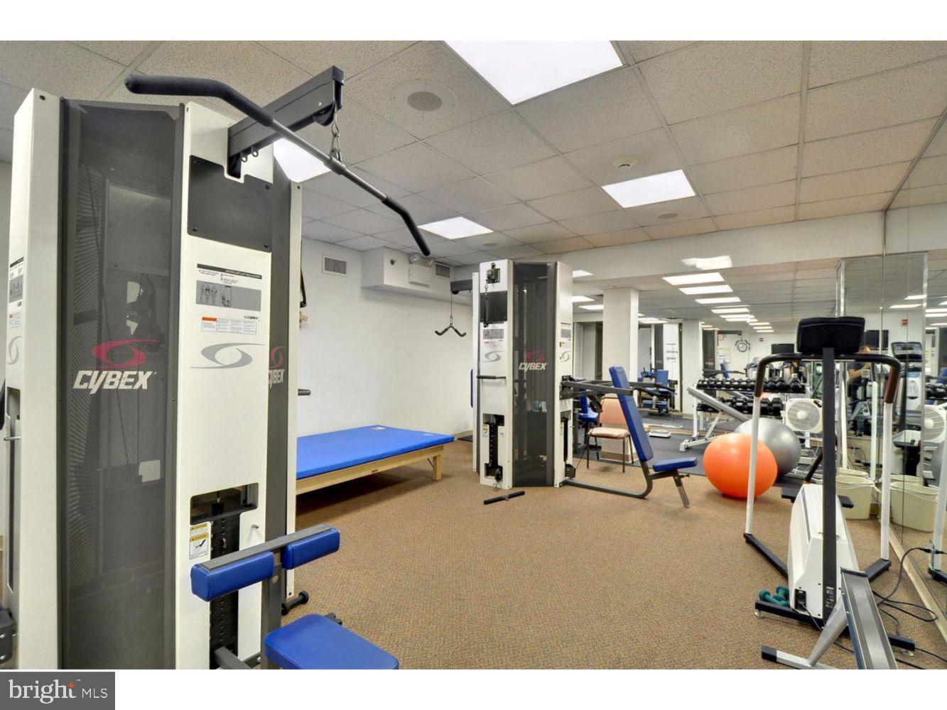 191 Presidential Boulevard, Unit R605 Bala Cynwyd, PA 19004 - Photo 29 of 35 a view of a room with gym equipment