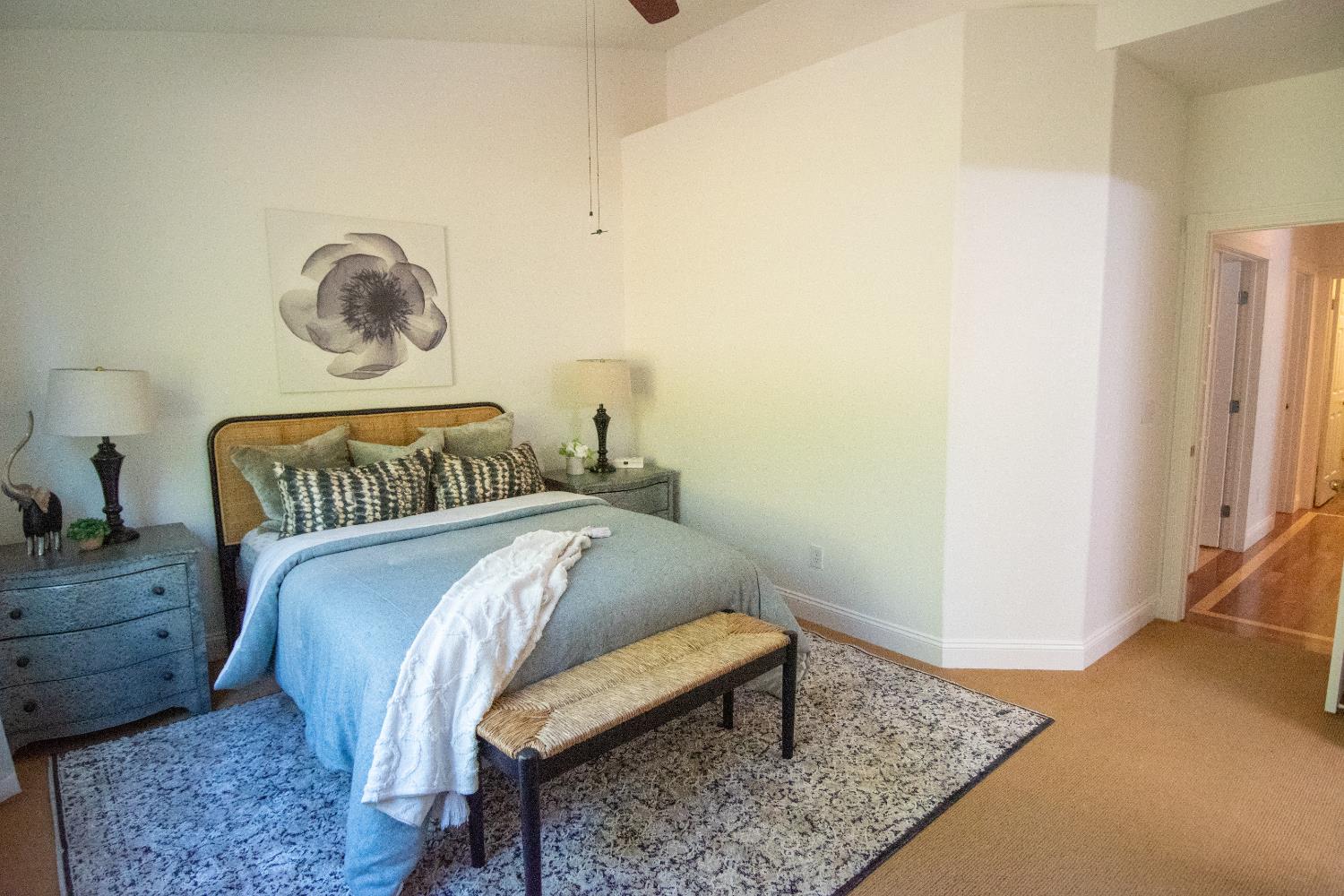 105 Whiting Way Folsom, CA 95630 - Photo 25 of 78 a bedroom with a bed and painting on the wall