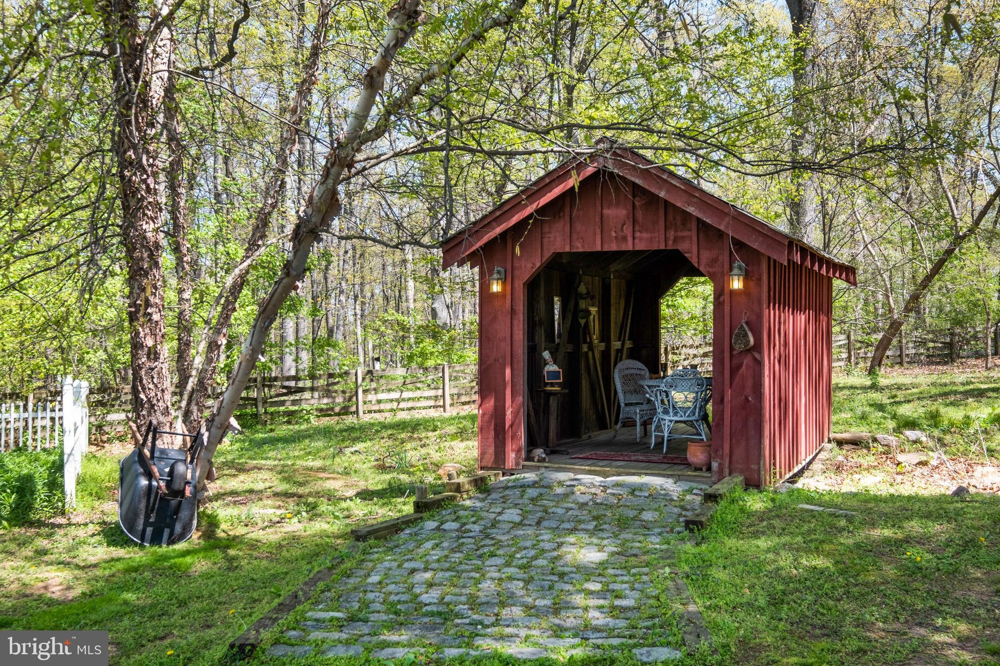 14396 Old Frederick Road Sykesville, MD 21784 - Photo 42 of 47 Covered Bridge Over Dry Creek Bed