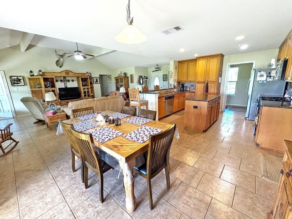1228 Cr 348 Loop Gause, TX 77857 - Photo 46 of 46 a living room with lots of furniture and kitchen view