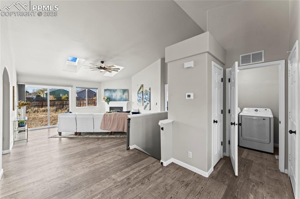 8168 Oliver Road Peyton, CO 80831 - Photo 14 of 42 a living room with furniture and a large window