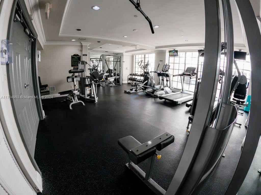 233 South Federal Highway, Unit 723 Boca Raton, FL 33432 - Photo 6 of 35 a view of a room with gym equipment