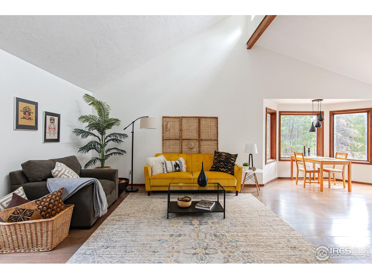 1903 Ridge Road Nederland, CO 80466 - Photo 5 of 26 Living/dining with south-facing clerestory windows above