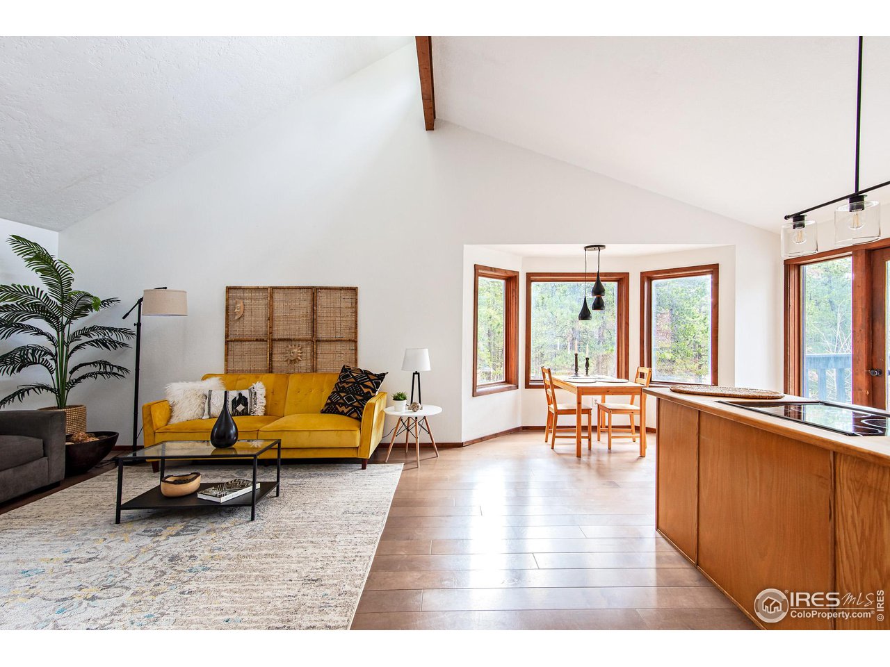 1903 Ridge Road Nederland, CO 80466 - Photo 6 of 26 Great room with kitchen open to living and dining