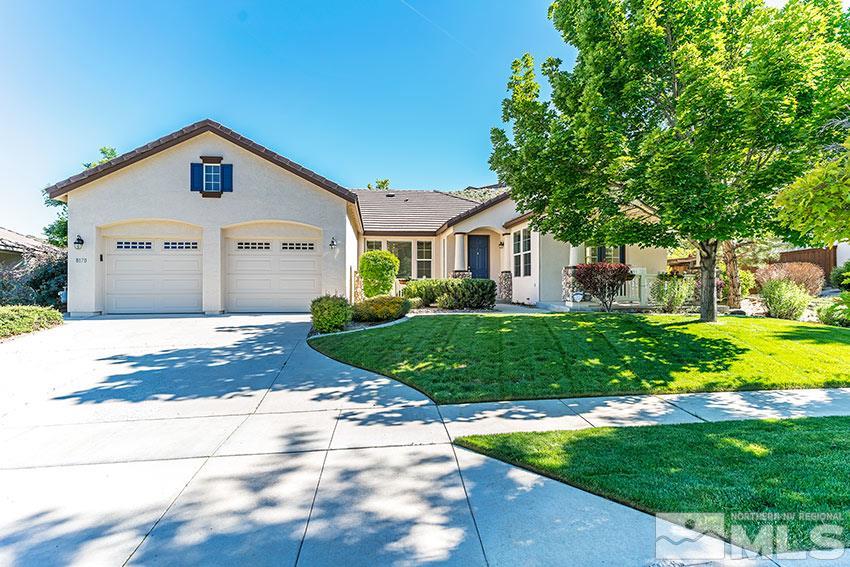 8170 Willow Ranch Trail Reno, NV 89523 - Photo 1 of 23 a front view of a house with a yard