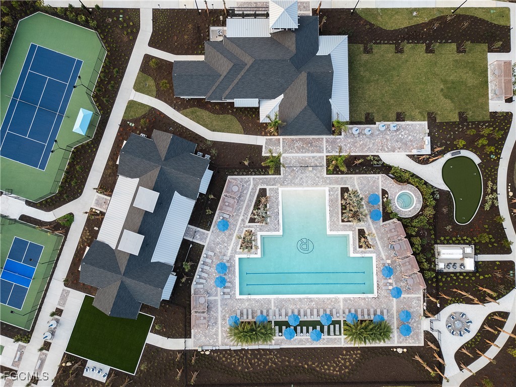 16236 Wax Myrtle Street Punta Gorda, FL 33982 - Photo 25 of 37 an aerial view of a house with a yard