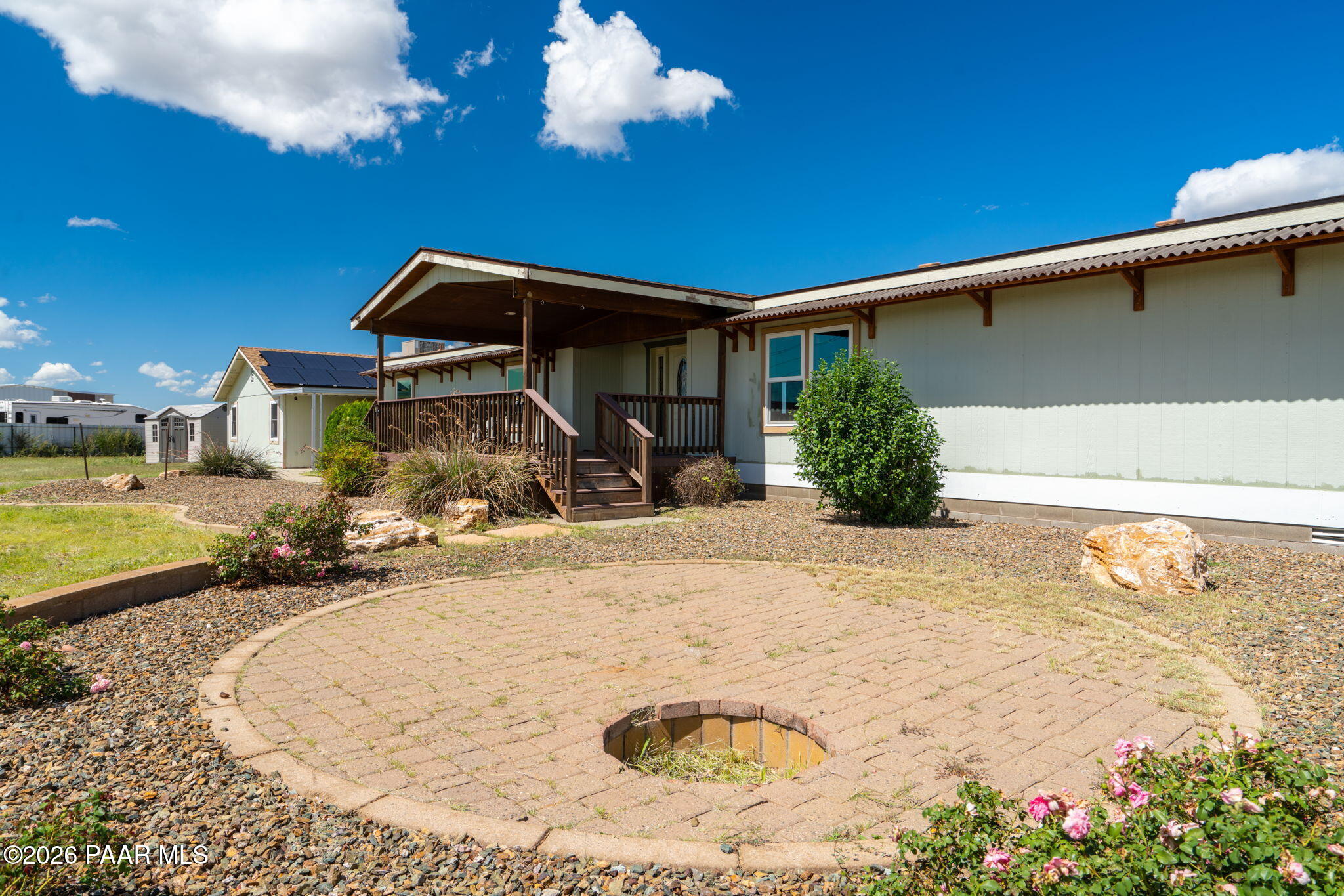 1450 Outer Loop Road Chino Valley, AZ 86323 - Photo 45 of 51 Front yard/ fire pit
